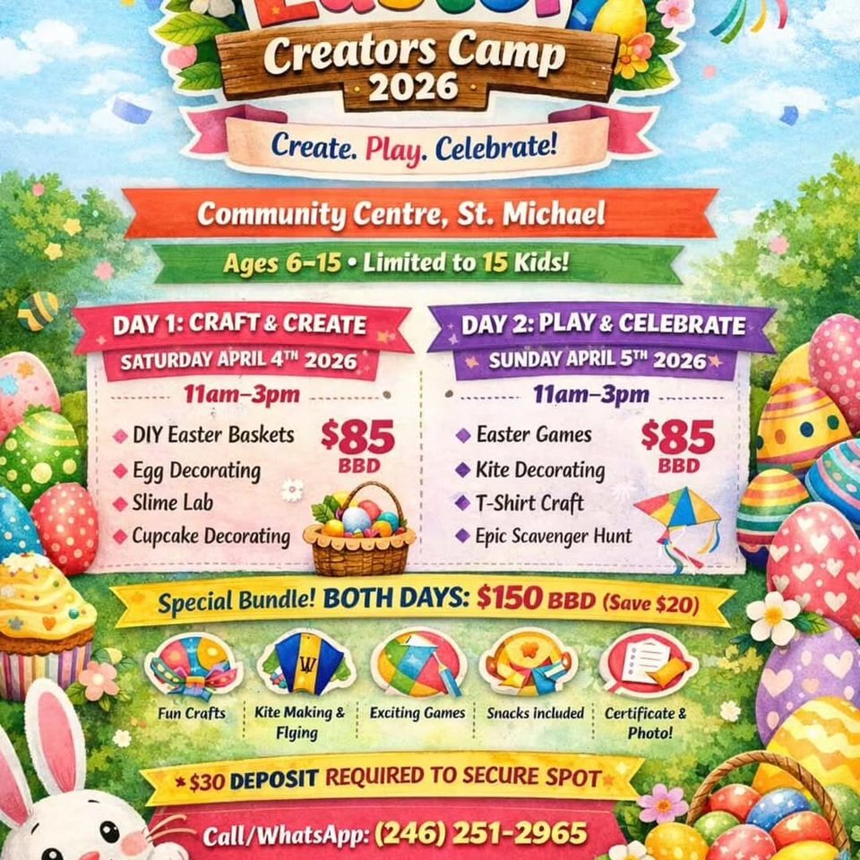 Event poster for Bim Easter Creators Camp 2026 (Creators Camp 2026)