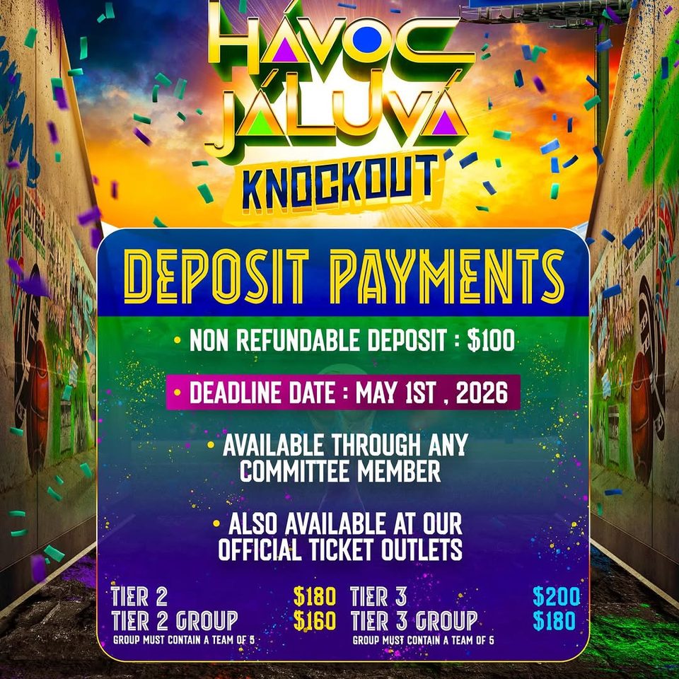 Event poster for Havoc Jaluva J’ouvert: Knockout